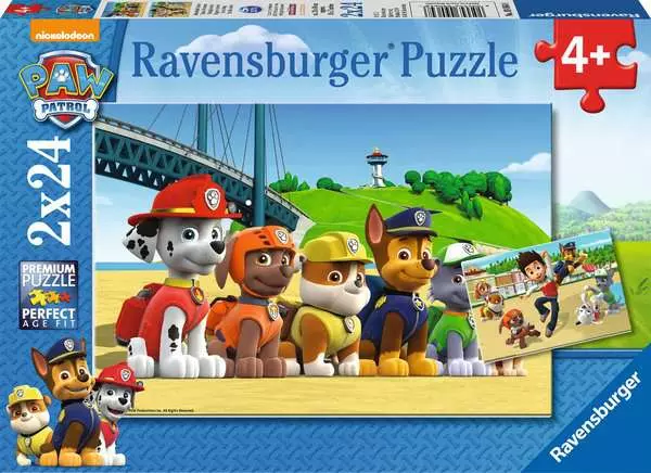 Kinderpuzzle ab 4 Jahren - Heldenhafte Hunde - 24 Teile