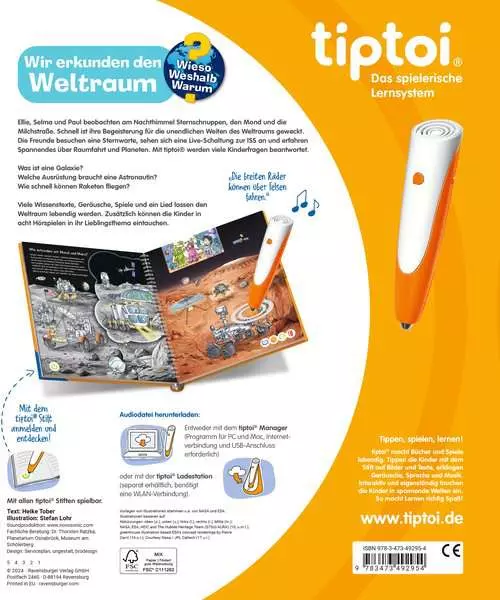 tiptoi® Wieso? Weshalb? Warum? - Wir erkunden den Weltraum