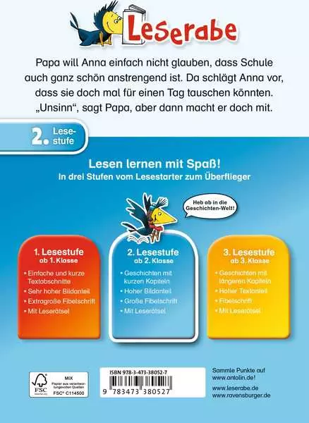 Leserabe Schulausgabe in Broschur - Nur für einen Tag