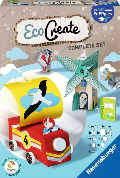 EcoCreate Midi - Erneuerbare Energien - Bastelset für Kinder ab 6 Jahren