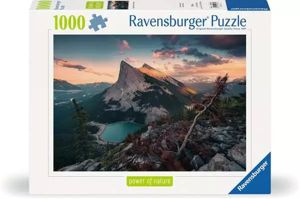 Puzzle 1000 Teile - Abends in den Rocky Mountains