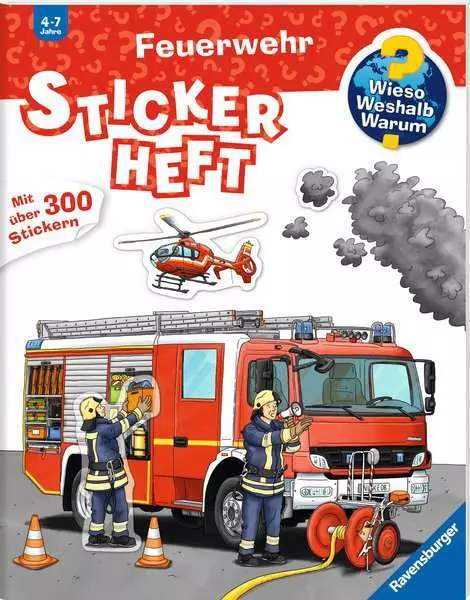Ravensburger Wieso? Weshalb? Warum? Stickerheft - Feuerwehr