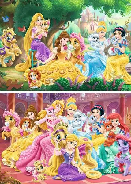 Kinderpuzzle ab 4 Jahren - Beste Freunde der Prinzessinnen - 24 Teile