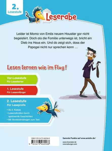 Leserabe 2. Lesestufe - Der Polizei-Papagei