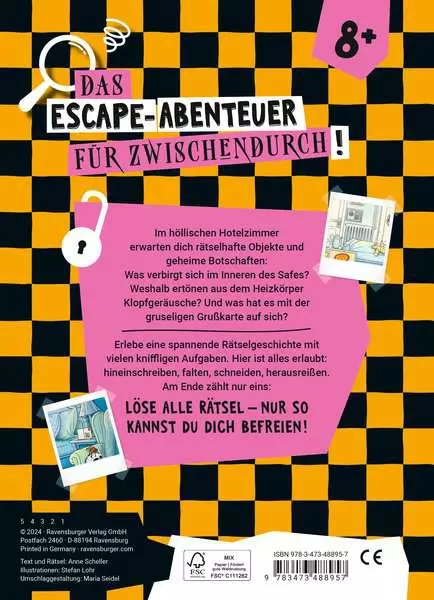 Ravensburger Escape Rätsel - Höllisches Hotelzimmer