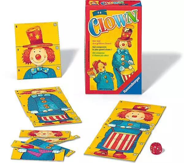 Clown - Reisespiel ab 4 Jahren