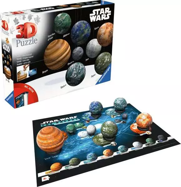 3D Puzzle Ball Puzzle-Ball Sortiment: Star Wars Himmelskörper