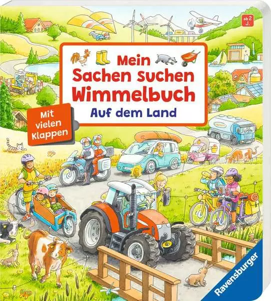 Mein Sachen suchen Wimmelbuch: Auf dem Land