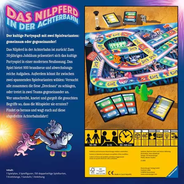 Das Nilpferd in der Achterbahn - Spiel ab 10 Jahren