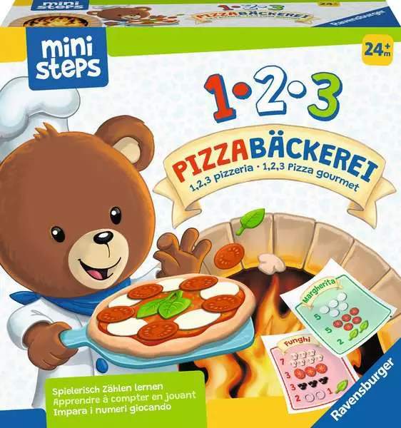 1 2. 3 Pizzabäckerei - Kinderspiel ab 2 Jahren