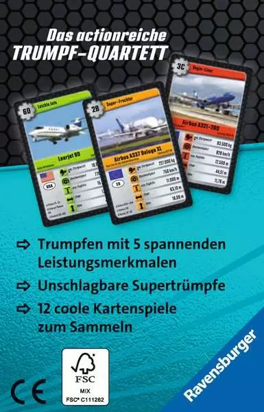 Supertrumpf Ultra Jets - Kartenspiel ab 7 Jahren