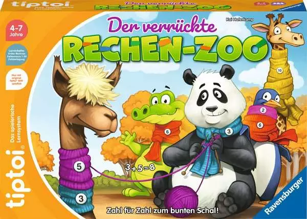Der verrückte Rechen-Zoo - Lernspiel ab 4 Jahren