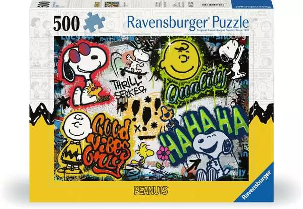 Puzzle 500 Teile - Peanuts Graffiti