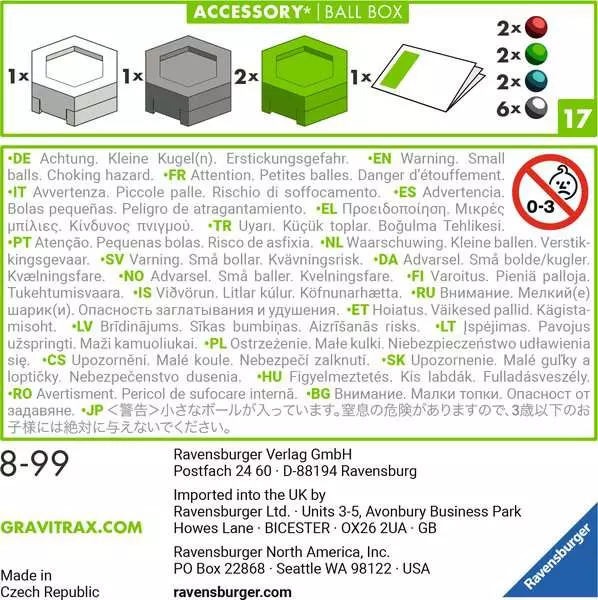 Accessory Ball Box - Kugelbahn-Erweiterung für Kinder ab 8 Jahren