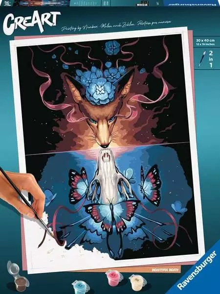 CreArt Wunderbarer Tod - Malen nach Zahlen für Erwachsene
