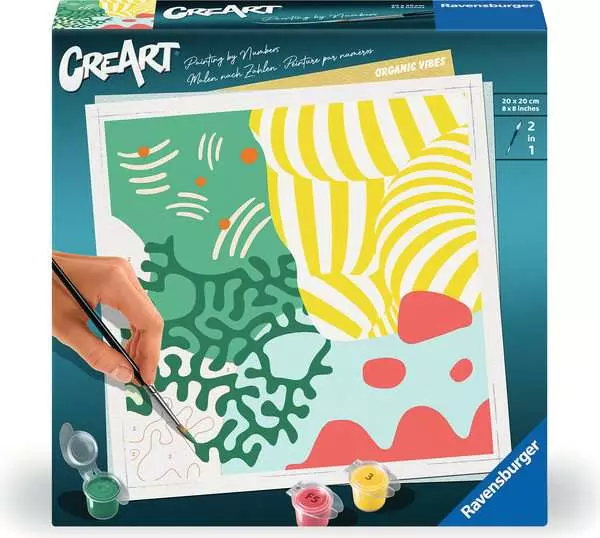CreArt Organische Vibes - Malen nach Zahlen für Erwachsene