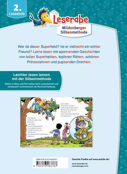 Leserabe Sonderausgaben - Geschichten von starken Helden - Silbe für Silbe lesen lernen