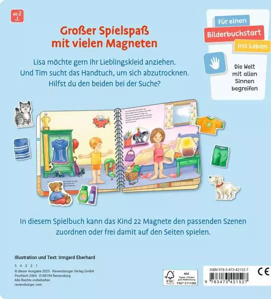 Mein großes Magnetbuch - Was gehört wohin?