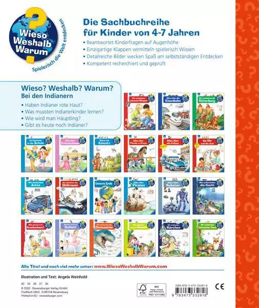 Ravensburger Wieso? Weshalb? Warum?. Band 18 - Bei den Indianern