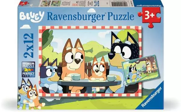 Kinderpuzzle ab 3 Jahren - Familienzeit - 12 Teile