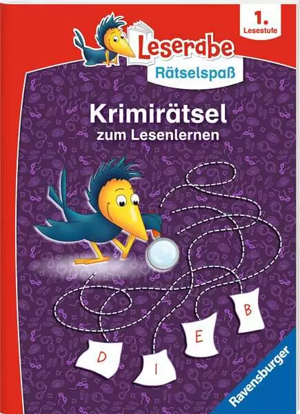 Leserabe Rätselspaß - Krimirätsel zum Lesenlernen (1. Lesestufe)