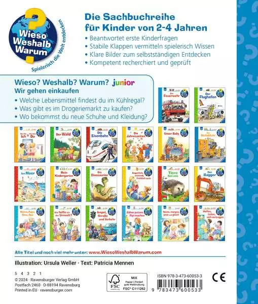 Ravensburger Wieso? Weshalb? Warum? junior. Band 50 - Wir gehen einkaufen
