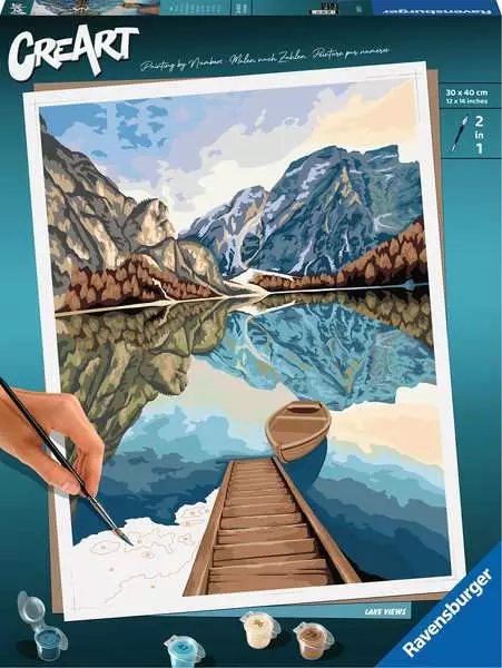 CreArt Seeblick - Malen nach Zahlen für Erwachsene