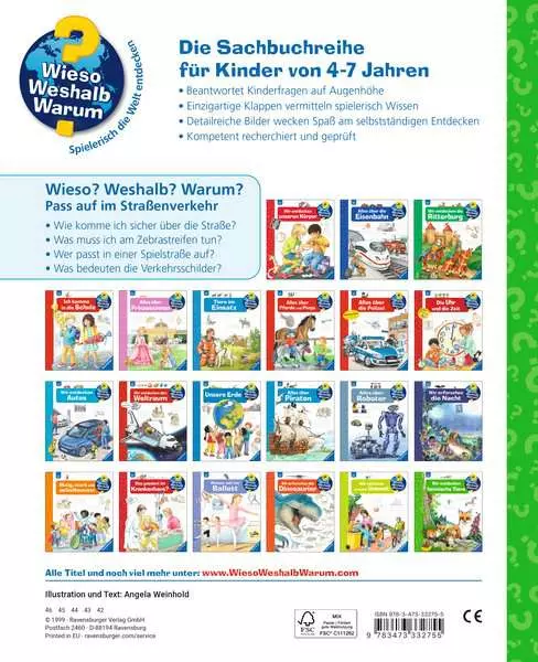 Ravensburger Wieso? Weshalb? Warum?. Band 5 - Pass auf im Straßenverkehr