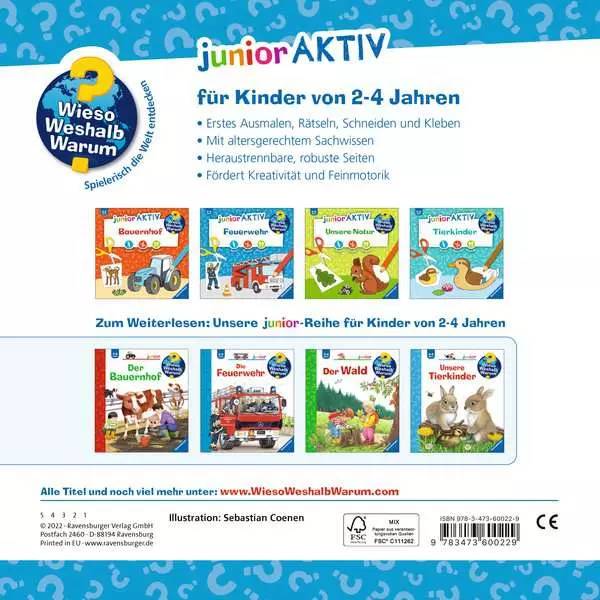Ravensburger Wieso? Weshalb? Warum? junior AKTIV - Feuerwehr