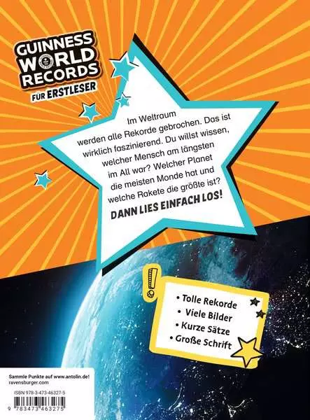 Guinness World Records für Erstleser - Weltraum