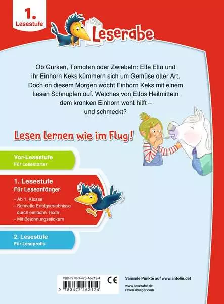 Leserabe 1. Lesestufe - Elfe Ella und der Einhorn-Schnupfen