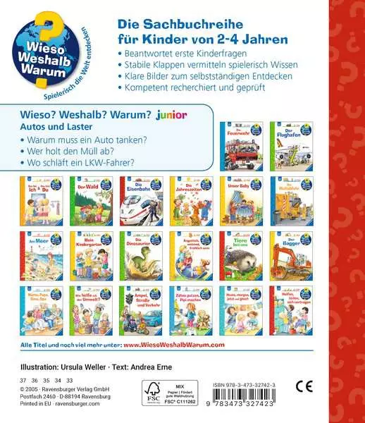 Ravensburger Wieso? Weshalb? Warum? junior. Band 11 - Autos und Laster