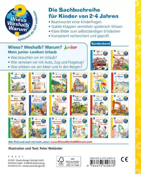 Ravensburger Wieso? Weshalb? Warum? Mein junior-Lexikon: Urlaub