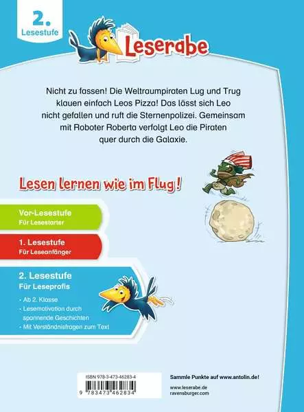 Leserabe 2. Lesestufe - Überfall der Weltraumpiraten