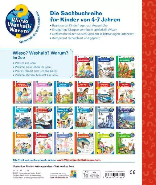 Ravensburger Wieso? Weshalb? Warum?. Band 45 - Im Zoo
