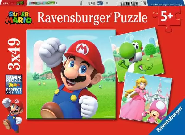 Kinderpuzzle ab 5 Jahren - Super Mario - 49 Teile