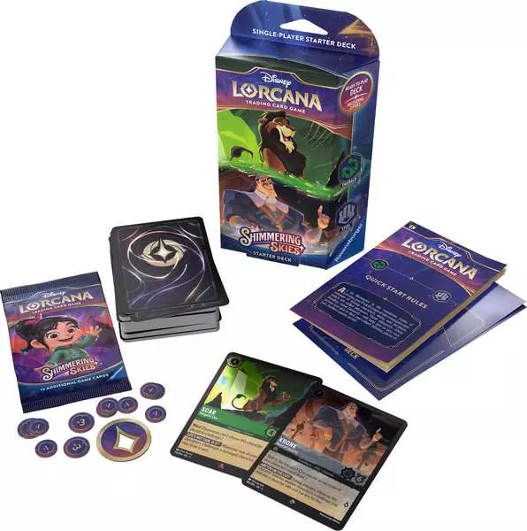 Disney Lorcana: Shimmering Skies - Starter Deck Emerald and Steel (Englisch)