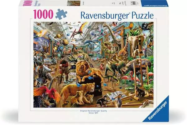 Puzzle 1000 Teile - Chaos in der Galerie