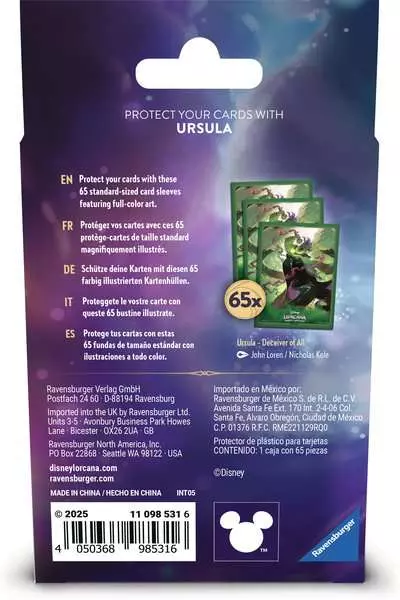 Disney Lorcana: Archazias Insel - Kartenhüllen Ursula