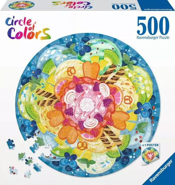 Puzzle 500 Teile - Circle of Colors - Eiscreme