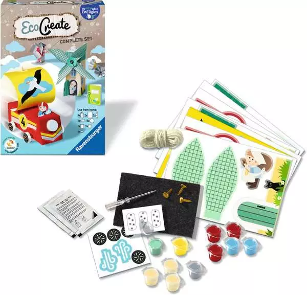 EcoCreate Midi - Erneuerbare Energien - Bastelset für Kinder ab 6 Jahren