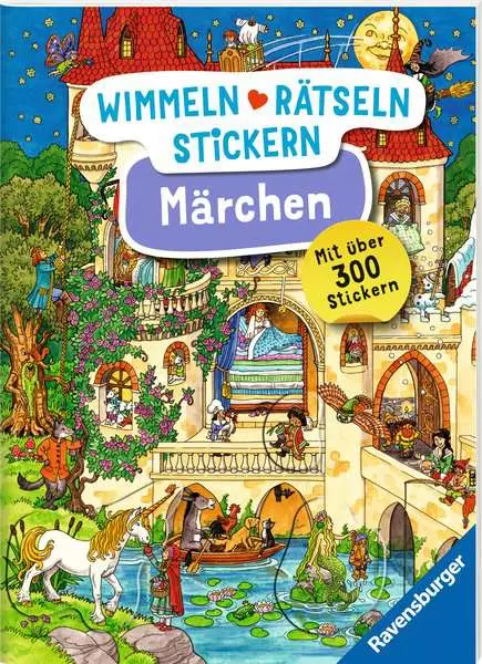 Wimmeln Rätseln. Stickern: Märchen