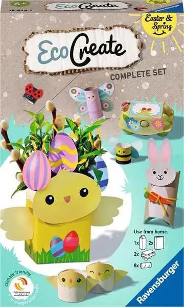 EcoCreate Mini - Frühlingszeit - Bastelset für Kinder ab 6 Jahren