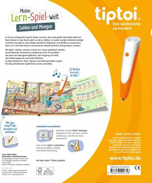 tiptoi® Meine Lern-Spiel-Welt - Zahlen und Mengen