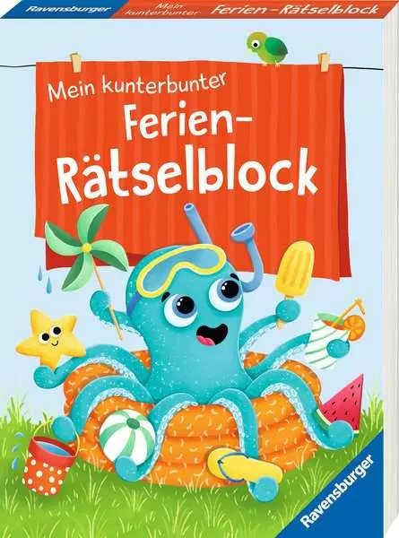 Mein kunterbunter Ferien-Rätselblock