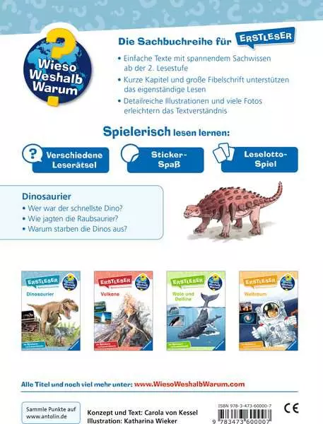 Ravensburger Wieso? Weshalb? Warum? Erstleser. Band 1 - Dinosaurier