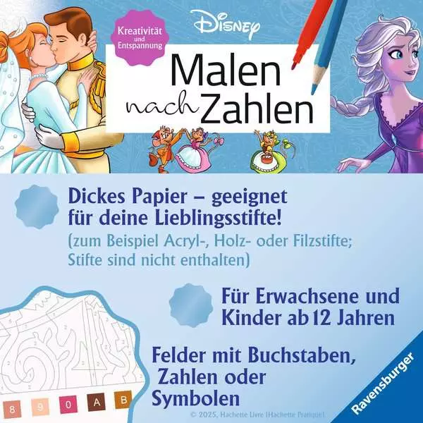 Disney - Malen nach Zahlen: Love Stories