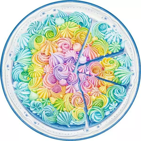 Puzzle 500 Teile - Circle of Colors - Regenbogenkuchen