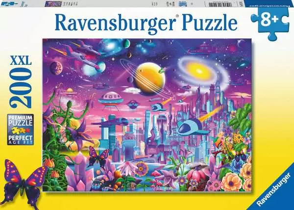 Kinderpuzzle ab 8 Jahren - Kosmische Stadt - 200 Teile