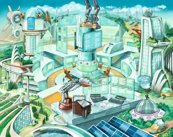 Puzzle 919 Teile - Anno 2083